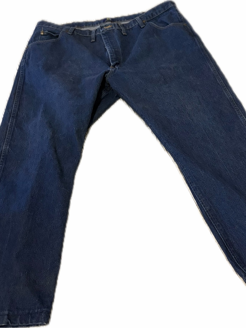 Wrangler Men's Navy Relaxed Fit Jeans
